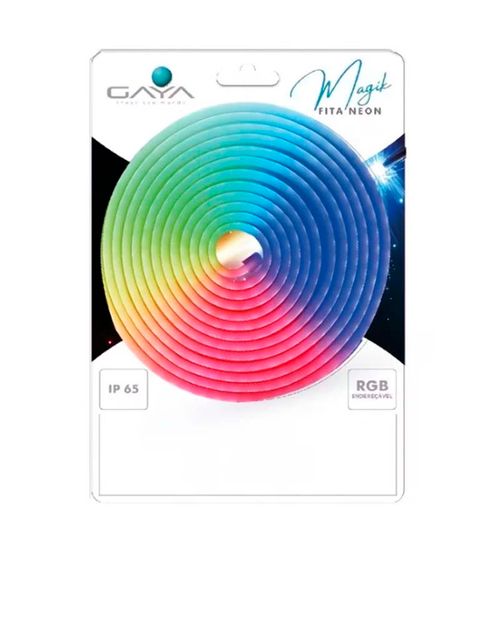 Fita Led Neon Magik 5 Metros 24v Rgb Colorido 7195 Gaya