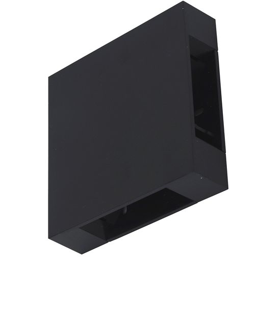 Arandela Led Trevo Preto 3000k Branco Quente 4w 3194 Gaya