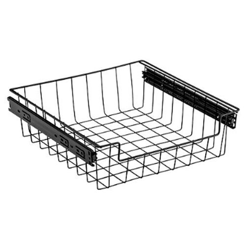 Gaveta Multiuso Slim 37cm Adriana Deslizante 0865 Preta Schmitt