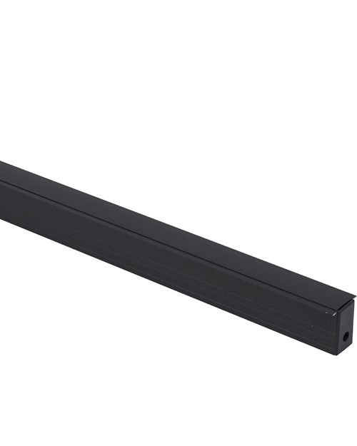 Trilho Eletrificado Embutir Mag Linear Preto 1 Metro com Aba 3045 Gaya