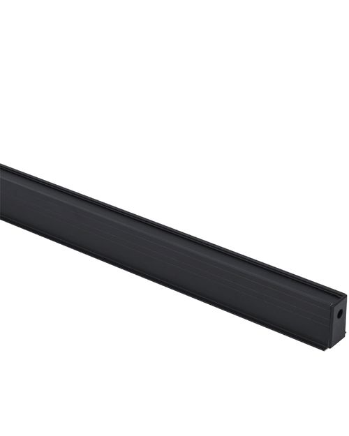 Trilho Eletrificado Embutir Mag Linear Preto 1 Metro com Aba 3045 Gaya