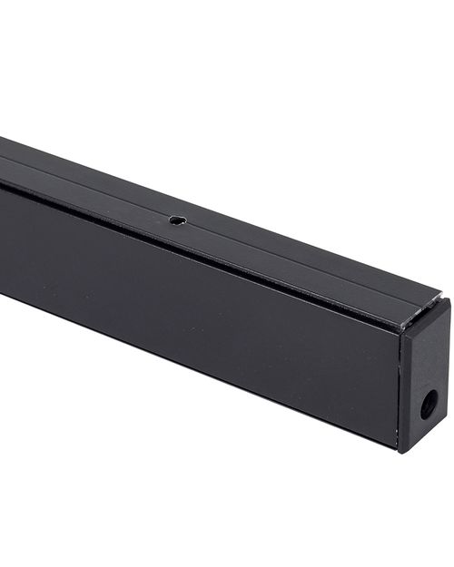 TRILHO ELETRIFICADO SOBREPOR MAG LINEAR PRETO 1 METRO COM ABA 1957 GAYA