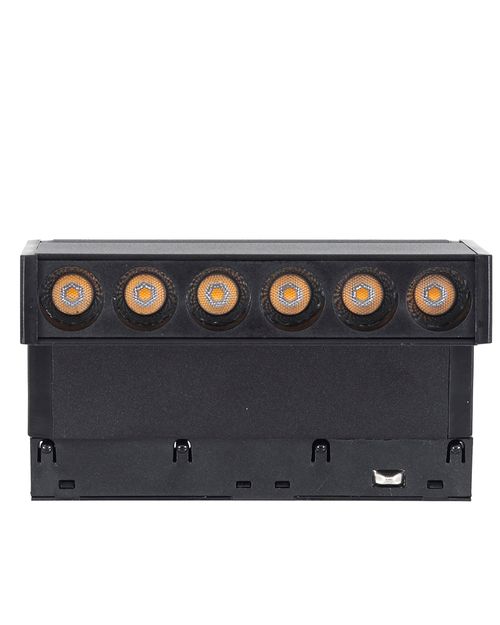 Luminária Led 6 Focos 6w/48v Preto 2700k Branco Quente 1954 Gaya