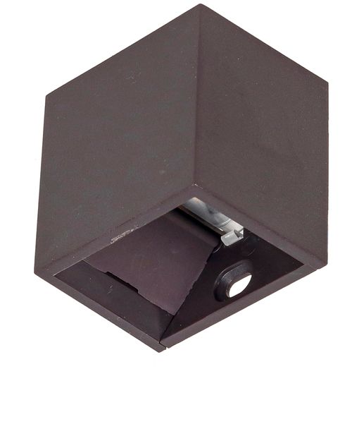 Mini Arandela 2w Focus Marrom 3000k Branco Quente 3159 Gaya