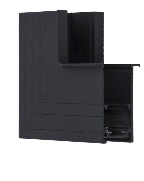Conector para Trilho Preto Mag Teto/parede com Aba 3052 Gaya