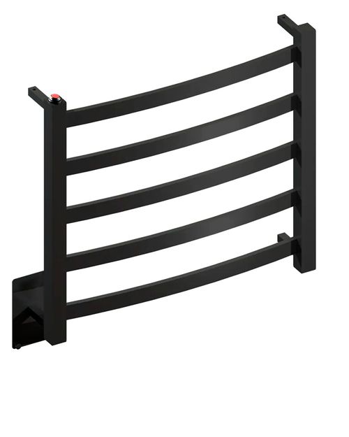 Toalheiro Térmico Sapphire Fio Oculto Bivolt Pequeno Preto Metalworks