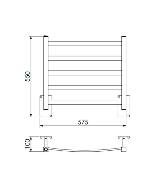 Toalheiro Térmico Quada Bivolt Grande Preto Metalworks