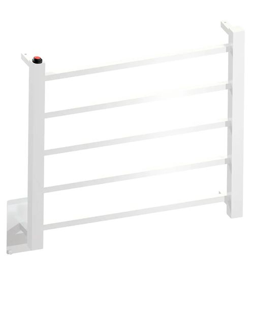 Toalheiro Térmico Quada Pequeno Fio Oculto Bivolt Branco Metalworks