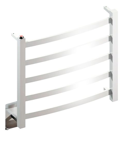 Toalheiro Térmico Sapphire Fio Oculto Bivolt Pequeno Branco Metalworks