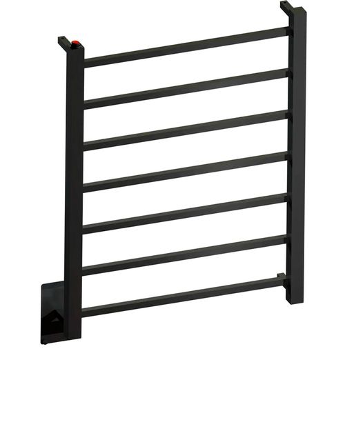 Toalheiro Térmico Quada Fio Oculto Bivolt Grande Preto Metalworks