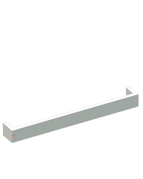 Toalheiro Térmico Jade Horizontal Branco Brilhante Metalworks