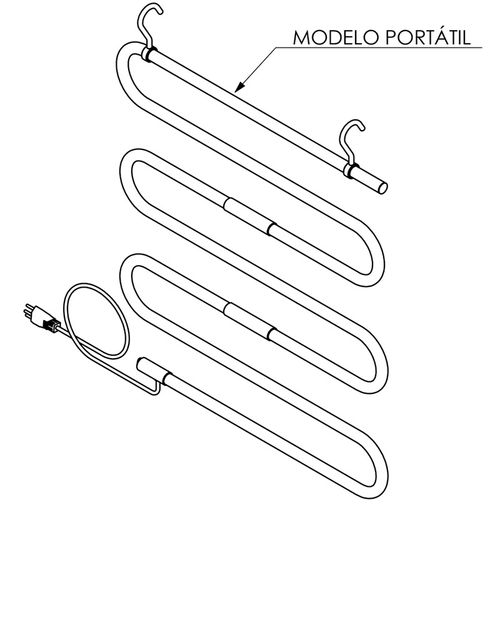 Toalheiro Térmico Round Portátil Grande 220v Branco Metalworks