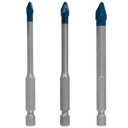 Jogo de Brocas Expert Hex-9 Hard Ceramic 3 Peças Bosch