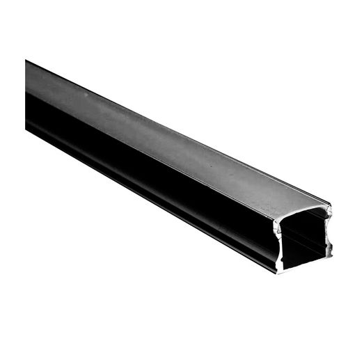 Perfil Led Pop de Sobrepor 3 Metros Preto 7378 Gaya