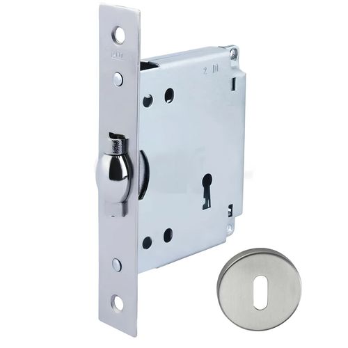 Fechadura Interna1010 Roletes45 327 Latão Acetinado La Fonte