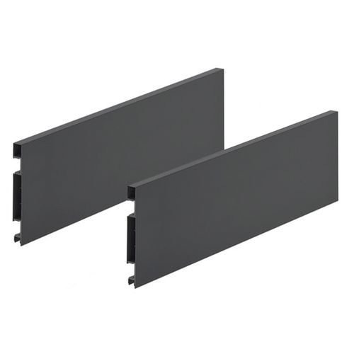 Lateral de Gaveta Fluence para Led 128 x 300mm Titânio Rometal