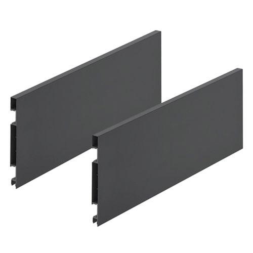Lateral de Gaveta Fluence para Led 185x450mm Titânio Rometal