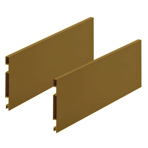Lateral de Gaveta Fluence 185x400mm Inox Matte Rometal