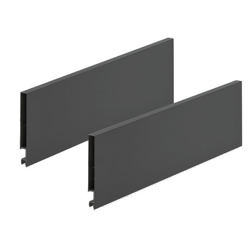 Lateral de Gaveta Fluence 95x400mm Titânio Rometal