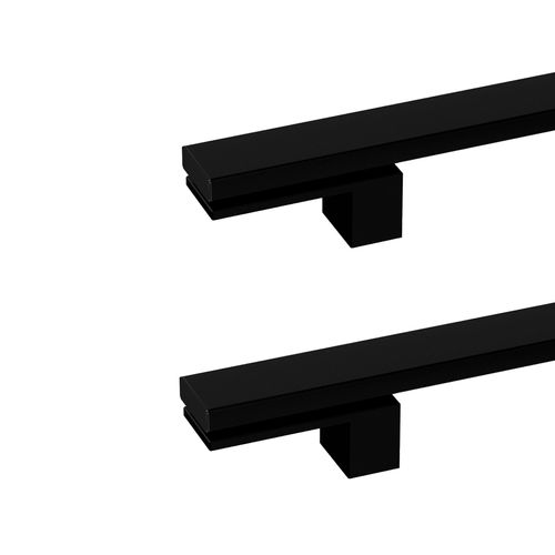 Puxador Living Duplo 500mm Preto Zen