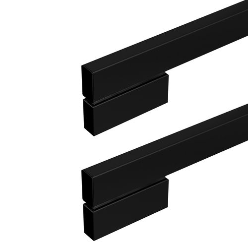 Puxador Moma Duplo 1000mm Preto Zen