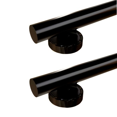 Puxador Duplo Luxury 1500mm Preto Zen