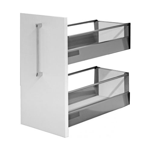 Porta Temperos Avantbox Prata Largura 18 a 330mm / 500mm Fgvtn