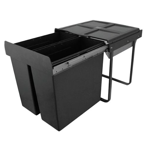 Lixeira Dupla 600mm 2 Baldes de 34 Litros Hafele