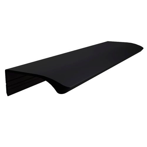 Puxador Luna Sobrepor Rm-414 150mm Preto Fosco Rometal