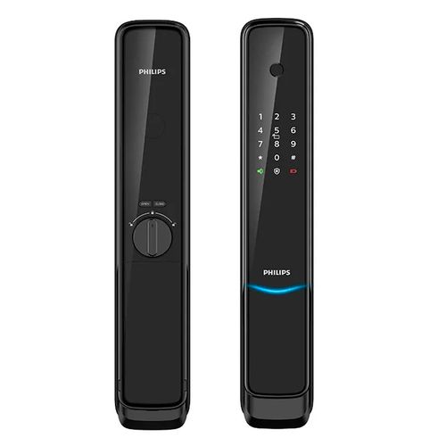 Fechadura Digital 9300 Wifi Push-pull Biometria Philips