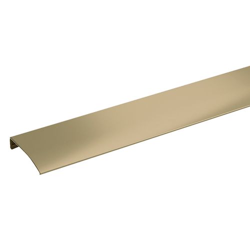 PUXADOR PERFIL QUARTZO RM-413 3 METROS CHAMPAGNE 1001 ROMETAL