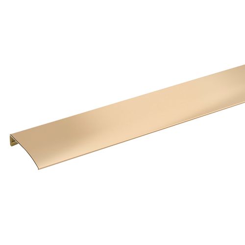 PUXADOR PERFIL QUARTZO RM-413 3 METROS CHAMPAGNE CLARO ROMETAL