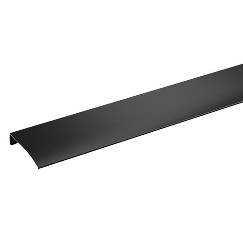 PUXADOR PERFIL QUARTZO RM-413 3 METROS PRETO FOSCO ROMETAL