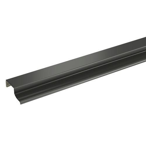 PUXADOR PERFIL SAFIRA RM-408 18MM 3 METROS TITÂNIO FOSCO ROMETAL