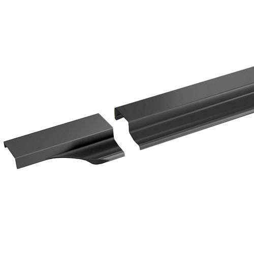 PUXADOR PERFIL SAFIRA RM-408 18MM 3 METROS TITÂNIO FOSCO ROMETAL