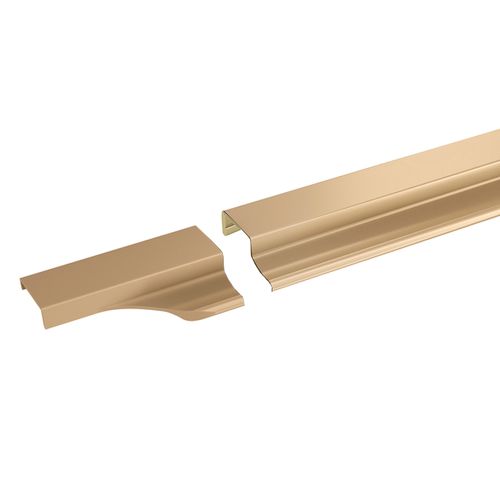 Puxador Perfil Safira Rm-409 20mm 3 Metros Champagne Claro Rometal