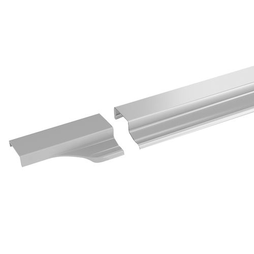 PUXADOR PERFIL SAFIRA RM-409 20MM 3 METROS ALUMÍNIO NATURAL ROMETAL