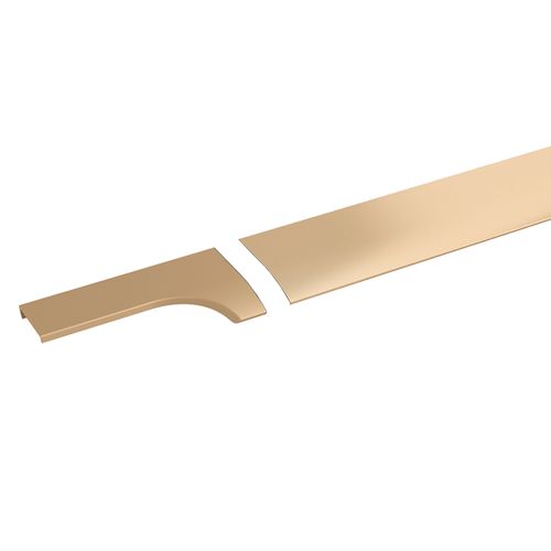 PUXADOR PERFIL QUARTZO RM-413 3 METROS CHAMPAGNE CLARO ROMETAL