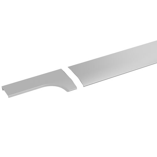 PUXADOR PERFIL QUARTZO RM-413 3 METROS ALUMÍNIO NATURAL ROMETAL