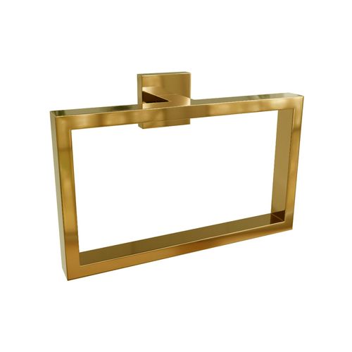 Toalheiro Argola 220mm Eterna Gold Italy Line