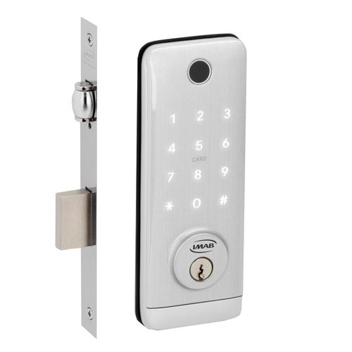 Fechadura Digital D100 Bluetooth Prata Rolete Imab