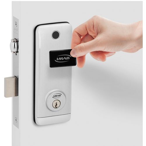 Fechadura Digital D100 Bluetooth Prata Rolete Imab