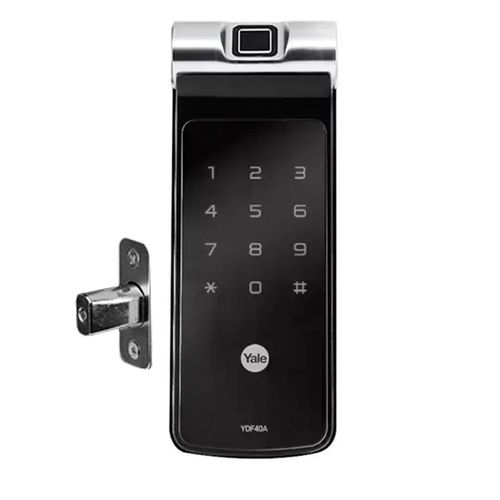 Fechadura Digital Ydf 40a de Embutir Trinco Tubular Yale