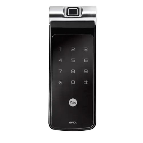 Fechadura Digital Ydf 40a de Embutir Trinco Rolete Yale