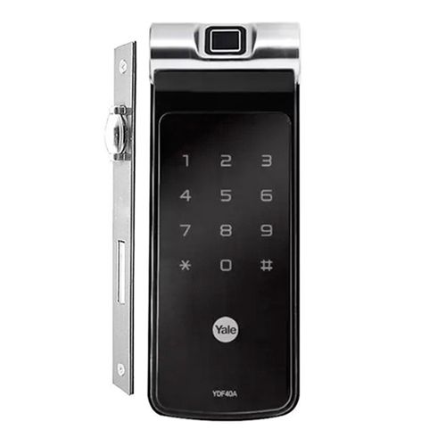 Fechadura Digital Ydf 40a de Embutir Trinco Rolete Yale