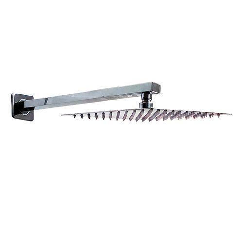 CHUVEIRO SLIM 250 X 250MM HASTE RETA CROMADO FLVX HIDRO