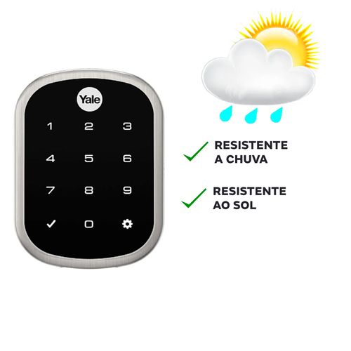 Fechadura Digital Yrd 256 Trinco Rolete Yale