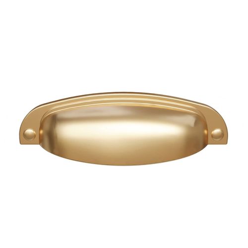 Puxador Concha Vivaro Il-115 96mm Dourado Fosco Italy Line