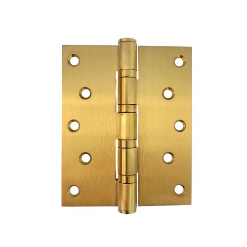 Dobradiça 5 X 4 Inox Dourado Escovado Bskf