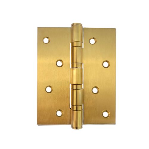 Dobradiça 4 X 3 Inox Dourado Escovado Bskf